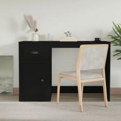 vidaXL Birou cu sertar, negru, 115x50x75 cm, lemn prelucrat (816473) - comfy