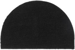 vidaXL Covoraș de ușă semirotund, negru, 40x60 cm, fibre de cocos (155573)