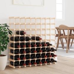 vidaXL Raft de vin pentru 72 sticle, 90, 5x23x90, 5 cm, lemn masiv pin (353753)