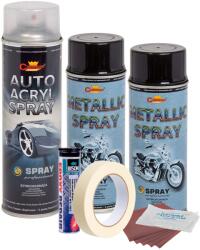 Arts and Crafts Kit complet reparatie si vopsire jante culoare Negru Metalizat, V2 (AVX-KVJ-NV2)