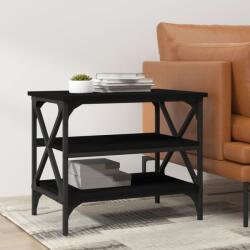 vidaXL Măsuță laterală, negru, 55x38x45 cm, lemn prelucrat (823332) - comfy Masa de cafea