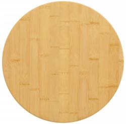 vidaXL Blat de masă, Ø50x4 cm, bambus (352687)