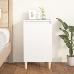 vidaXL Noptieră, alb, 40x35x70 cm, lemn prelucrat (819628) - comfy