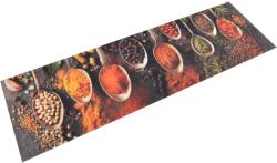 vidaXL Covor de bucătărie lavabil Spoon & Spices, 45x150 cm, catifea (136543) Pres