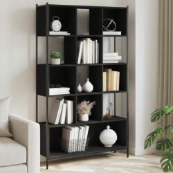 vidaXL Bibliotecă, negru, 102x28x172 cm, lemn prelucrat (3213657)