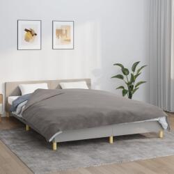 vidaXL Pătură grea cu husă, gri, 200x220 cm, 13 kg, material textil (3154895) - comfy