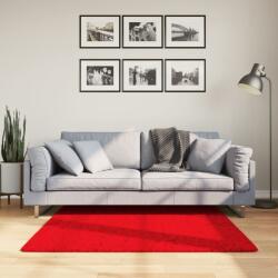 vidaXL Covor HUARTE, fir scurt, moale și lavabil, roșu, 120x120 cm (375170)