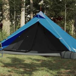 vidaXL Cort de camping 1 persoane albastru, 255x153x130 cm, tafta 185T (94384) Cort
