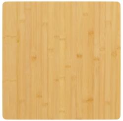 vidaXL Blat de masă, 50x50x2, 5 cm, bambus (352699)