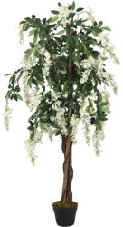 vidaXL Arbore artificial wisteria 560 frunze 80 cm verde și alb (359006)
