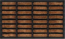 vidaXL Covoraș de ușă dreptunghiular, 45x75 cm, cauciuc/nucă cocos (155665) Pres