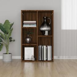 vidaXL Bibliotecă/servantă, stejar maro, 50x25x80 cm, lemn prelucrat (826613) - comfy