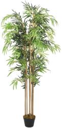 vidaXL Arbore din bambus artificial 730 de frunze 120 cm verde (358985)