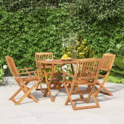 vidaXL Set mobilier de grădină, 5 piese, lemn masiv de acacia (3152901)