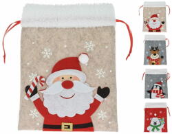  Koopman Karácsonyi táska, karácsonyi 26cm filc - különböző változatok vagy színek keveréke