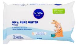 Nivea Baby 99% Pure Water Wipes șervețele faciale 57 buc pentru copii