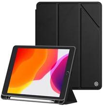 Nillkin GP-109187 iPad 10.2 (2021) / iPad 10.2 (2020) / iPad 10.2 (2019) fekete bőr hatású tablet tok (GP-109187)