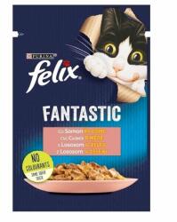 Purina 26 x Felix Fantastic cu Somon, Plic 85 g