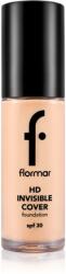 Flormar HD Invisible Cover Foundation Machiaj usor cu efect de luminozitate SPF 30 culoare 040 Light Ivory 30 ml