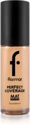 Flormar Perfect Coverage Mat Touch Foundation machiaj cu efect matifiant pentru piele mixta spre grasa culoare 303 Classic Beige 30 ml
