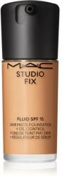 MAC Cosmetics Studio Fix Fluid SPF 15 24HR Matte Foundation + Oil Control mattító alapozó SPF 15 árnyalat NC37 30 ml