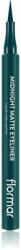 Flormar Midnight Matte Eyeliner széles applikátorú szemhéjtus matt hatással árnyalat 04 Green 1 ml
