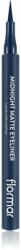Flormar Midnight Matte Eyeliner széles applikátorú szemhéjtus matt hatással árnyalat 03 Dark Blue 1 ml