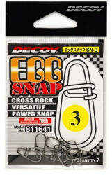 Decoy SN-3 Egg Snap #3 NS Fekete Kapocs 7db (JDE82330)