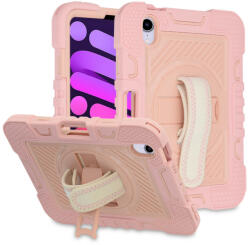 Techsuit Husa Techsuit StripeShell 360 pentru iPad mini 6 (2021) Pink (5949419007970)