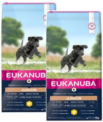 EUKANUBA Developing Junior Large Breed friss csirkében gazdag 30 kg (2 x 15 kg)