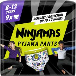 Pampers Pantaloni scutec Ninjamas Pantaloni de pijama Nave spațiale, 9 buc, 8 ani, 27kg-43kg (AGS8006540630617)