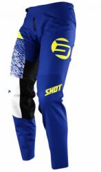 Shot Gyerek motocross nadrág Shot Devo Roll fluo sárga-kék kiárusítás