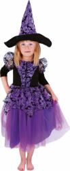 Rappa Costum pentru copii vrăjitoare violet (M) (RP395879) Costum bal mascat copii