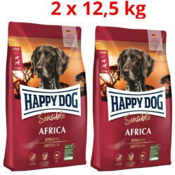 Happy Dog SENSIBLE AFRICA STRUCCHÚSSAL 2x12, 5KG