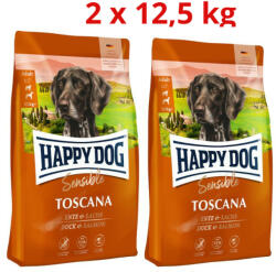 Happy Dog SENSIBLE TOSCANA KACSÁVAL 2x12, 5KG