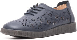 PASS Collection Pantofi dama casual perforati, M5M540015A 42-N, bleumarin - 36 EU