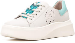 PASS Collection Pantofi tip sneakers din piele W1W140006B 52-N, crem - 36 EU