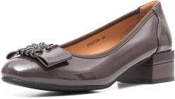 PASS Collection Pantofi dama eleganti, piele lacuita, W1W140014A 14-L, maro - 36 EU