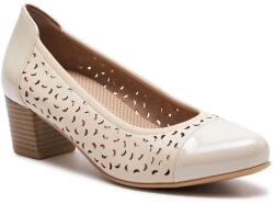 Caprice Pantofi eleganti cu toc conic din piele naturala, 9-22300-42 408 - 39 EU