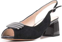 Epica Sandale dama elegante cu toc mic, JIJI40041B 01-I, negru - 35 EU