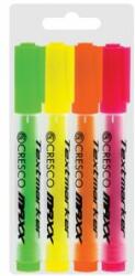 Cresco Highlighter MAXX - Set de 4 Neon