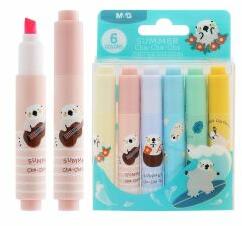 M&G Evidențiator M&G Mini Summer Cha-Cha-Cha - set de 6