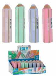 PLAY Gumă Loly în formă de creion (4 culori)
