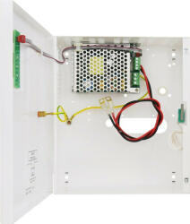 Pulsar HPSB-12V3A-B Falra szerelhető, zárható fémdobozos kapcsolóüzemű szünetmentesíthető tápegység, 13, 8V/3A/7Ah (HPSB-12V3A-B)