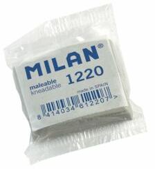 MILAN Radiera din plastic MILAN 1220, specială pentru creioane grafit și cărbune