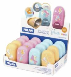 MILAN Radieră + răzătoare cu capsulă MILAN (mix / preț 1 buc)