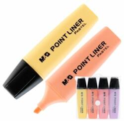 M&G Point Liner Evidențiator pastel / set 4 buc
