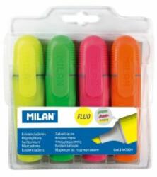 MILAN Highlighter MILAN Fluo Marker / set 4 buc