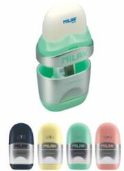 MILAN Radieră + răzătoare MILAN Capsule Argintii (mix / preț 1 buc)