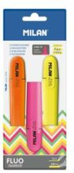 MILAN Highlighter MILAN Fluo Marker - set 3 buc - tonerdepot - 14,36 RON